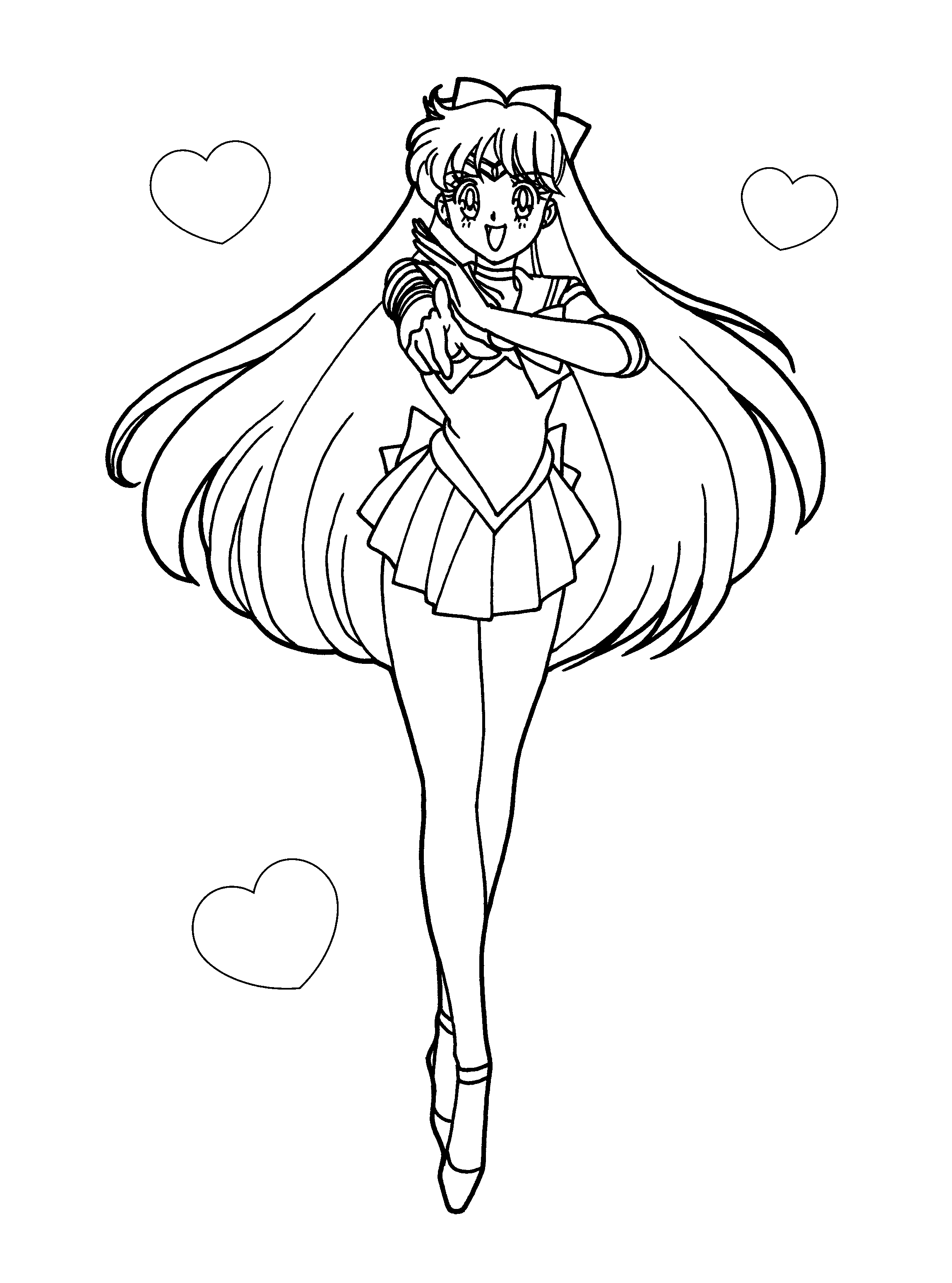 Página para colorir: Sailor Moon (desenhos animados) #50315 - Páginas para Colorir Imprimíveis Gratuitamente