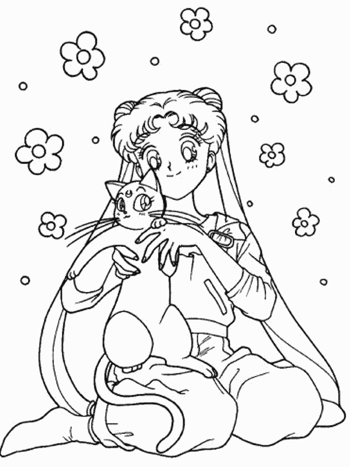 Página para colorir: Sailor Moon (desenhos animados) #50316 - Páginas para Colorir Imprimíveis Gratuitamente