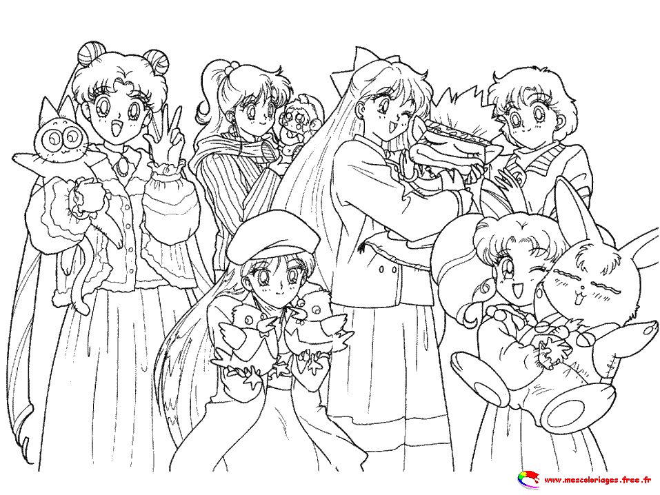 Página para colorir: Sailor Moon (desenhos animados) #50321 - Páginas para Colorir Imprimíveis Gratuitamente