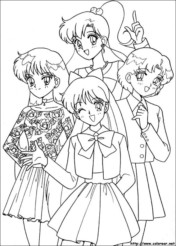 Página para colorir: Sailor Moon (desenhos animados) #50324 - Páginas para Colorir Imprimíveis Gratuitamente