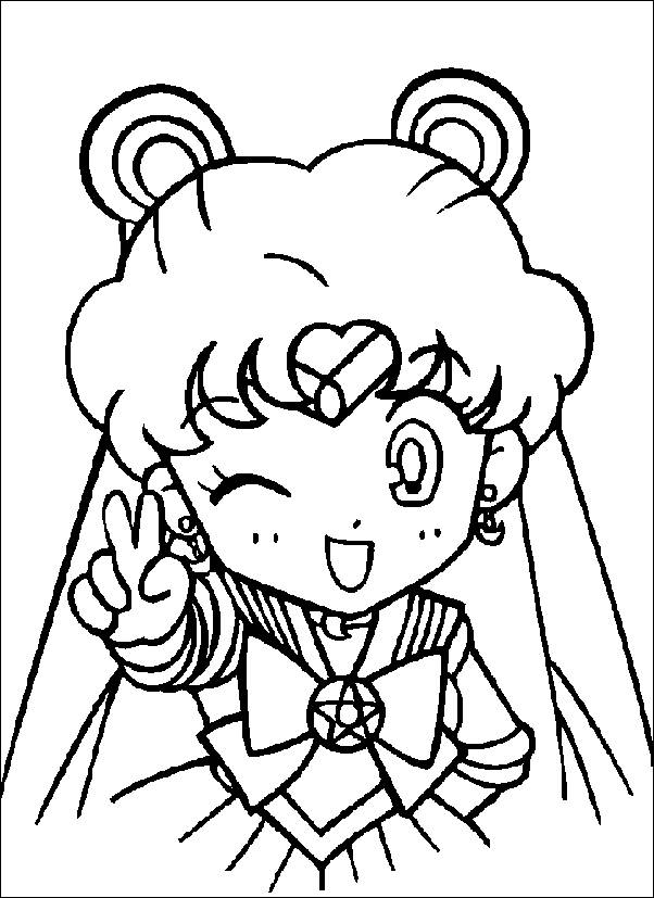 Página para colorir: Sailor Moon (desenhos animados) #50344 - Páginas para Colorir Imprimíveis Gratuitamente