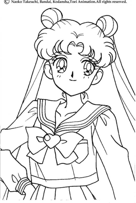 Página para colorir: Sailor Moon (desenhos animados) #50353 - Páginas para Colorir Imprimíveis Gratuitamente