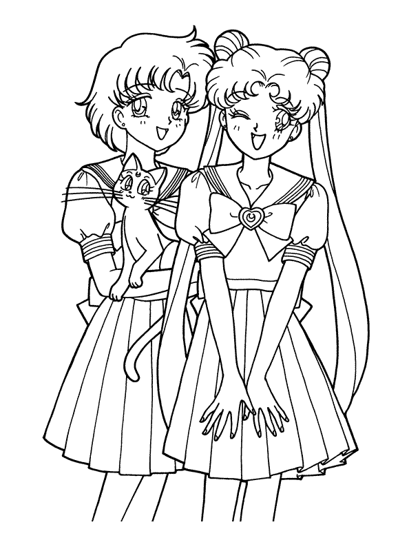 Página para colorir: Sailor Moon (desenhos animados) #50370 - Páginas para Colorir Imprimíveis Gratuitamente