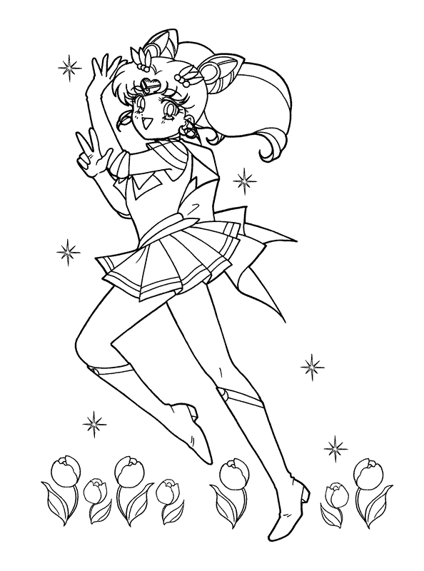 Página para colorir: Sailor Moon (desenhos animados) #50373 - Páginas para Colorir Imprimíveis Gratuitamente