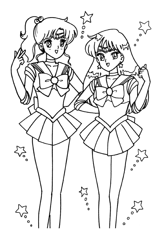 Página para colorir: Sailor Moon (desenhos animados) #50396 - Páginas para Colorir Imprimíveis Gratuitamente