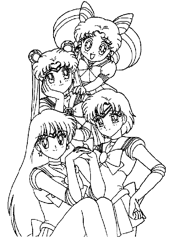 Página para colorir: Sailor Moon (desenhos animados) #50415 - Páginas para Colorir Imprimíveis Gratuitamente