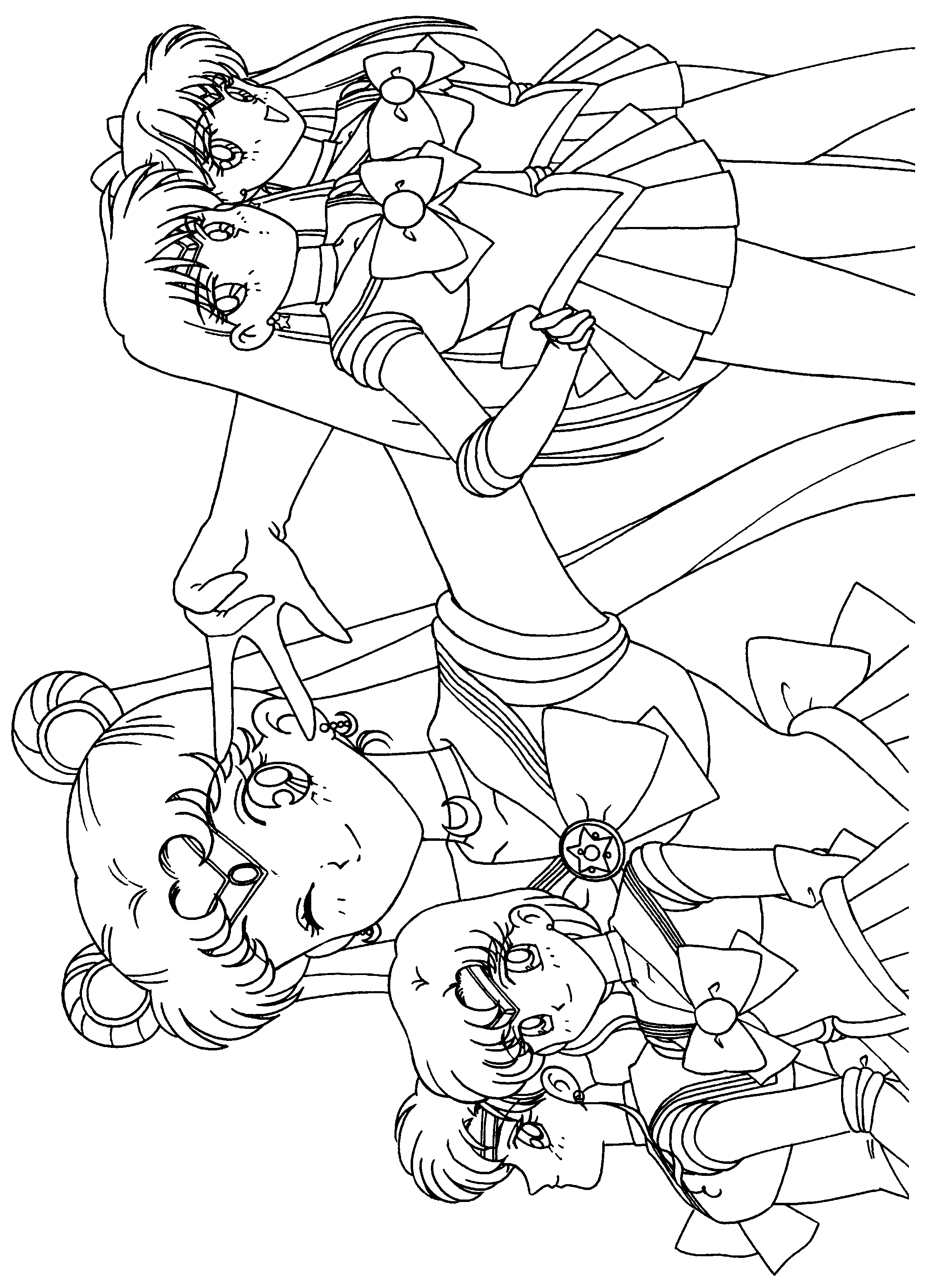 Página para colorir: Sailor Moon (desenhos animados) #50423 - Páginas para Colorir Imprimíveis Gratuitamente