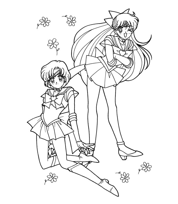 Página para colorir: Sailor Moon (desenhos animados) #50433 - Páginas para Colorir Imprimíveis Gratuitamente