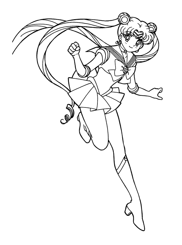 Página para colorir: Sailor Moon (desenhos animados) #50445 - Páginas para Colorir Imprimíveis Gratuitamente