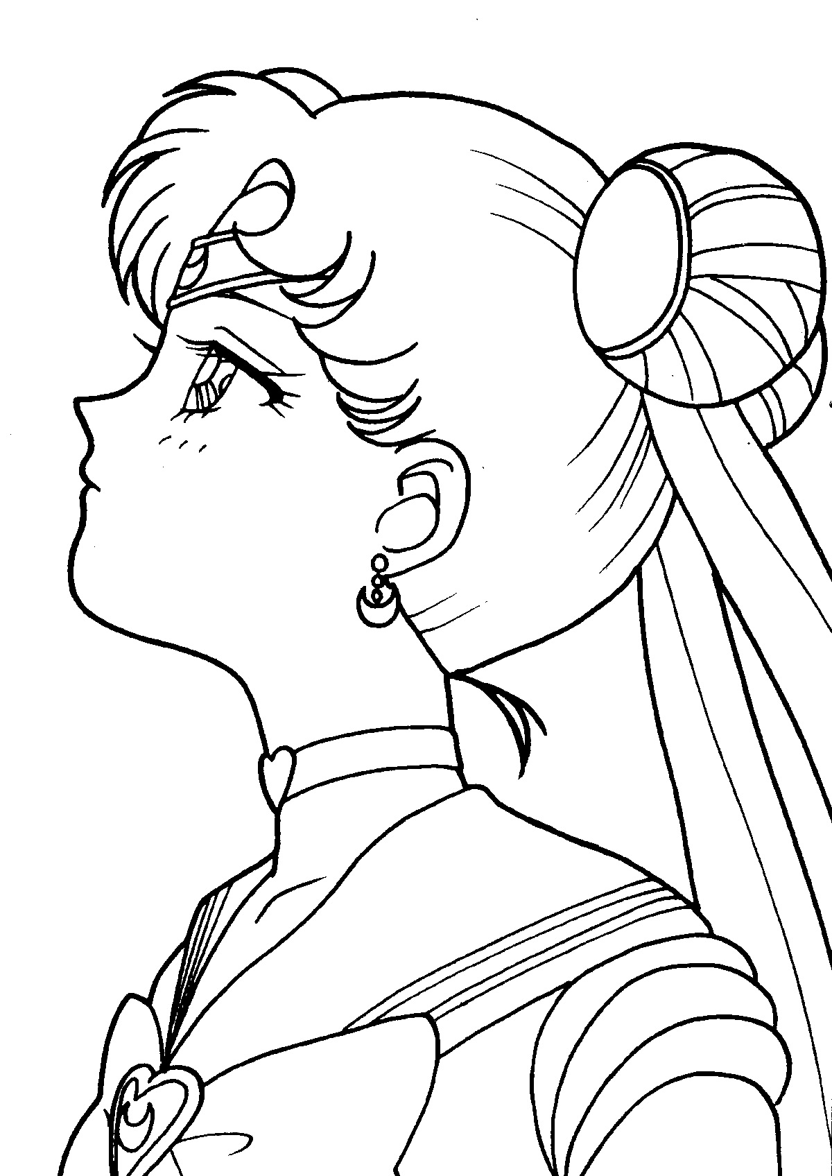 Página para colorir: Sailor Moon (desenhos animados) #50449 - Páginas para Colorir Imprimíveis Gratuitamente
