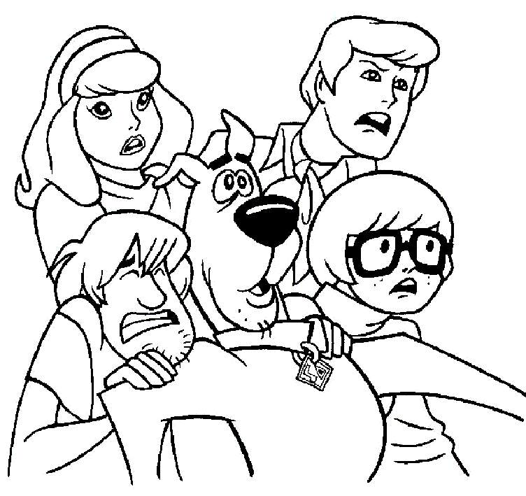 Página para colorir: scooby-doo (desenhos animados) #31343 - Páginas para Colorir Imprimíveis Gratuitamente