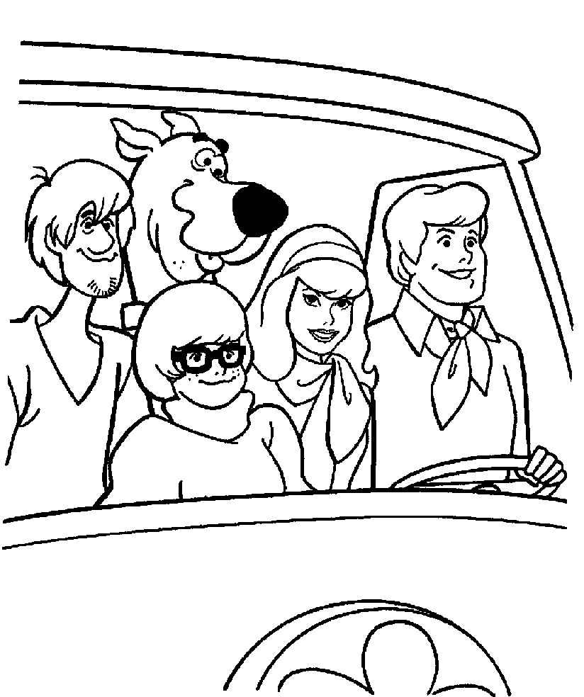 Página para colorir: scooby-doo (desenhos animados) #31351 - Páginas para Colorir Imprimíveis Gratuitamente