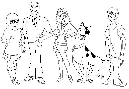 Página para colorir: scooby-doo (desenhos animados) #31377 - Páginas para Colorir Imprimíveis Gratuitamente