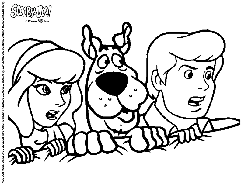 Página para colorir: scooby-doo (desenhos animados) #31421 - Páginas para Colorir Imprimíveis Gratuitamente