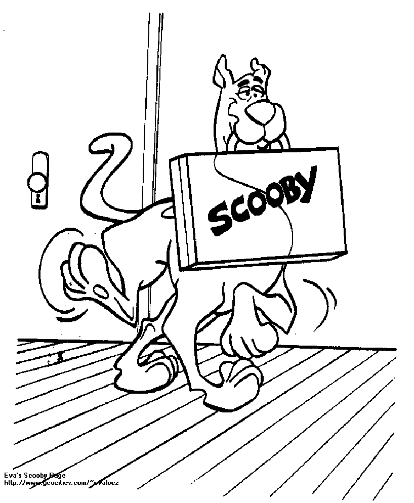 Página para colorir: scooby-doo (desenhos animados) #31478 - Páginas para Colorir Imprimíveis Gratuitamente
