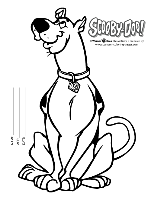 Página para colorir: scooby-doo (desenhos animados) #31511 - Páginas para Colorir Imprimíveis Gratuitamente