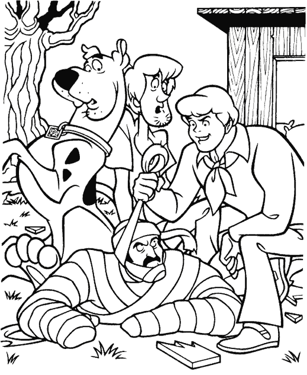 Página para colorir: scooby-doo (desenhos animados) #31604 - Páginas para Colorir Imprimíveis Gratuitamente