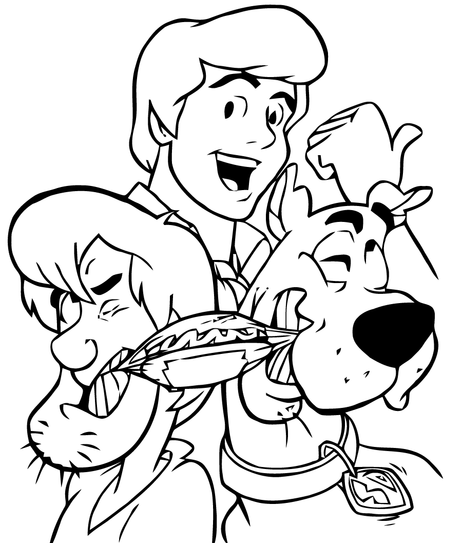 Página para colorir: scooby-doo (desenhos animados) #31646 - Páginas para Colorir Imprimíveis Gratuitamente