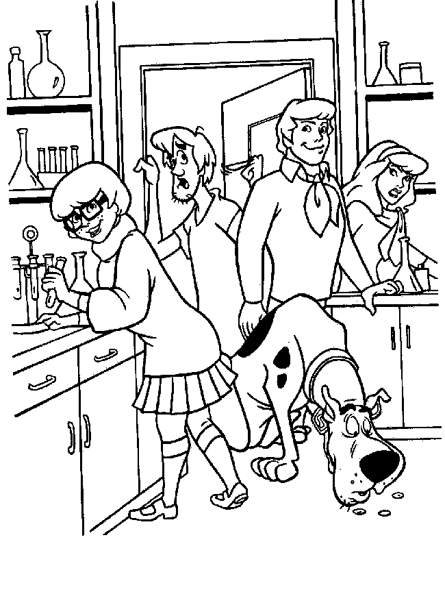 Página para colorir: scooby-doo (desenhos animados) #31674 - Páginas para Colorir Imprimíveis Gratuitamente