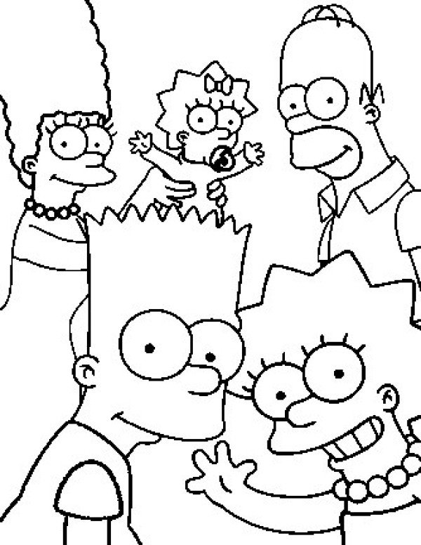 Página para colorir: simpsons (desenhos animados) #23817 - Páginas para Colorir Imprimíveis Gratuitamente