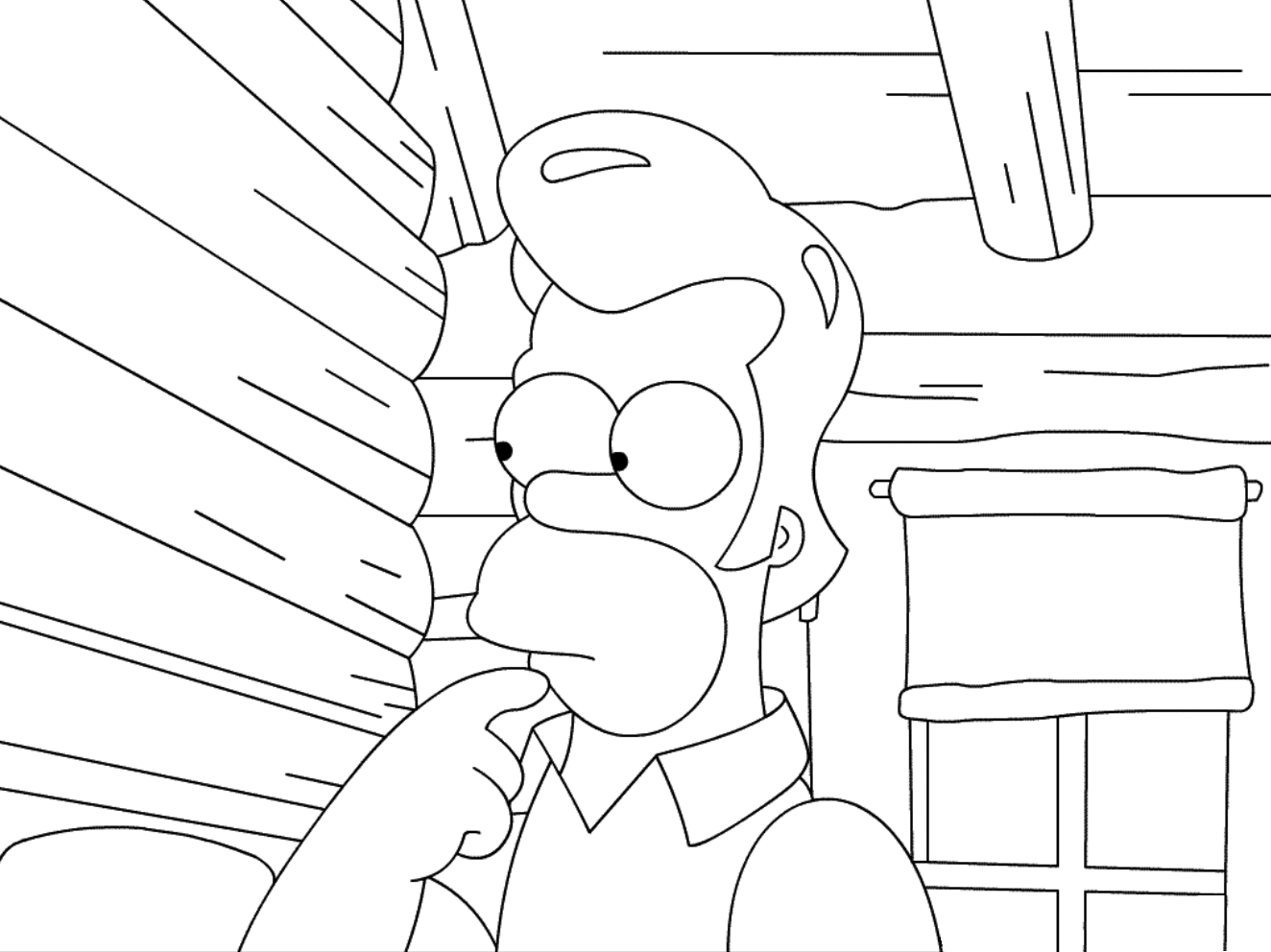 Página para colorir: simpsons (desenhos animados) #23869 - Páginas para Colorir Imprimíveis Gratuitamente