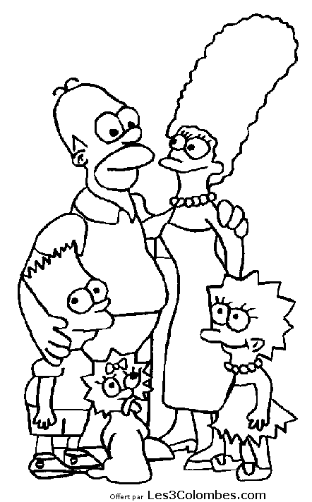 Página para colorir: simpsons (desenhos animados) #23930 - Páginas para Colorir Imprimíveis Gratuitamente