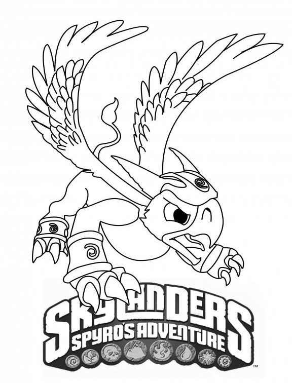 Página para colorir: Skylanders (desenhos animados) #43417 - Páginas para Colorir Imprimíveis Gratuitamente