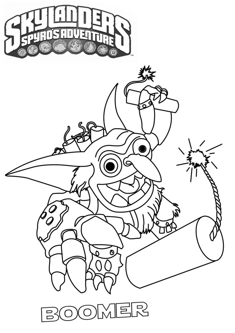 Página para colorir: Skylanders (desenhos animados) #43419 - Páginas para Colorir Imprimíveis Gratuitamente