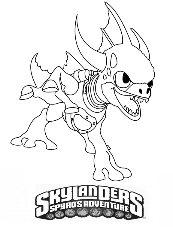 Página para colorir: Skylanders (desenhos animados) #43424 - Páginas para Colorir Imprimíveis Gratuitamente