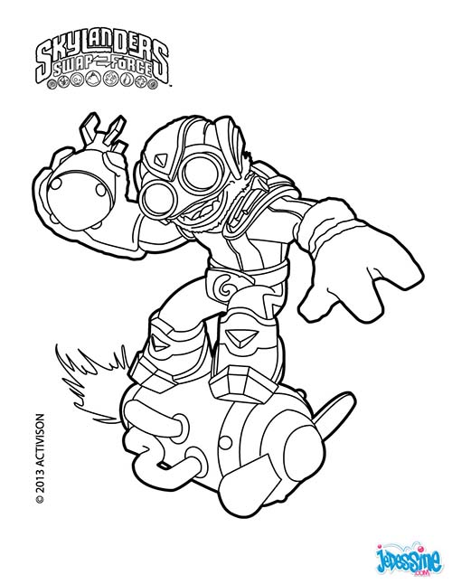 Página para colorir: Skylanders (desenhos animados) #43541 - Páginas para Colorir Imprimíveis Gratuitamente