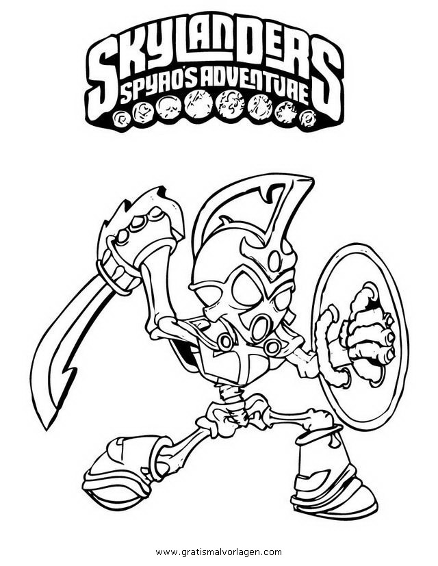 Página para colorir: Skylanders (desenhos animados) #43602 - Páginas para Colorir Imprimíveis Gratuitamente