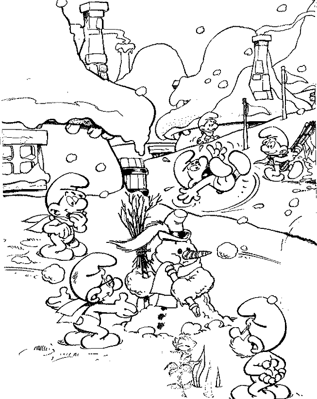 Página para colorir: Smurfs (desenhos animados) #34580 - Páginas para Colorir Imprimíveis Gratuitamente