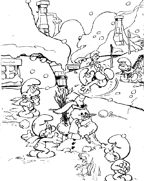 Página para colorir: Smurfs (desenhos animados) #34738 - Páginas para Colorir Imprimíveis Gratuitamente