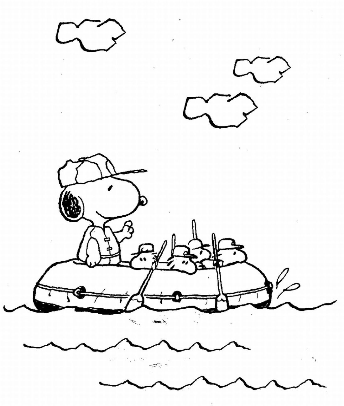 Página para colorir: Snoopy (desenhos animados) #27052 - Páginas para Colorir Imprimíveis Gratuitamente