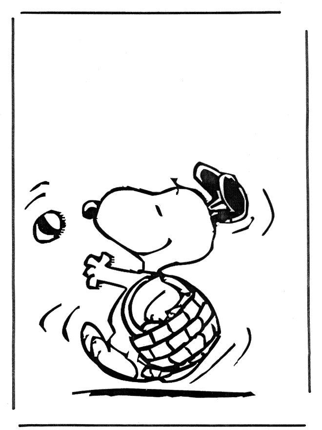 Página para colorir: Snoopy (desenhos animados) #27125 - Páginas para Colorir Imprimíveis Gratuitamente