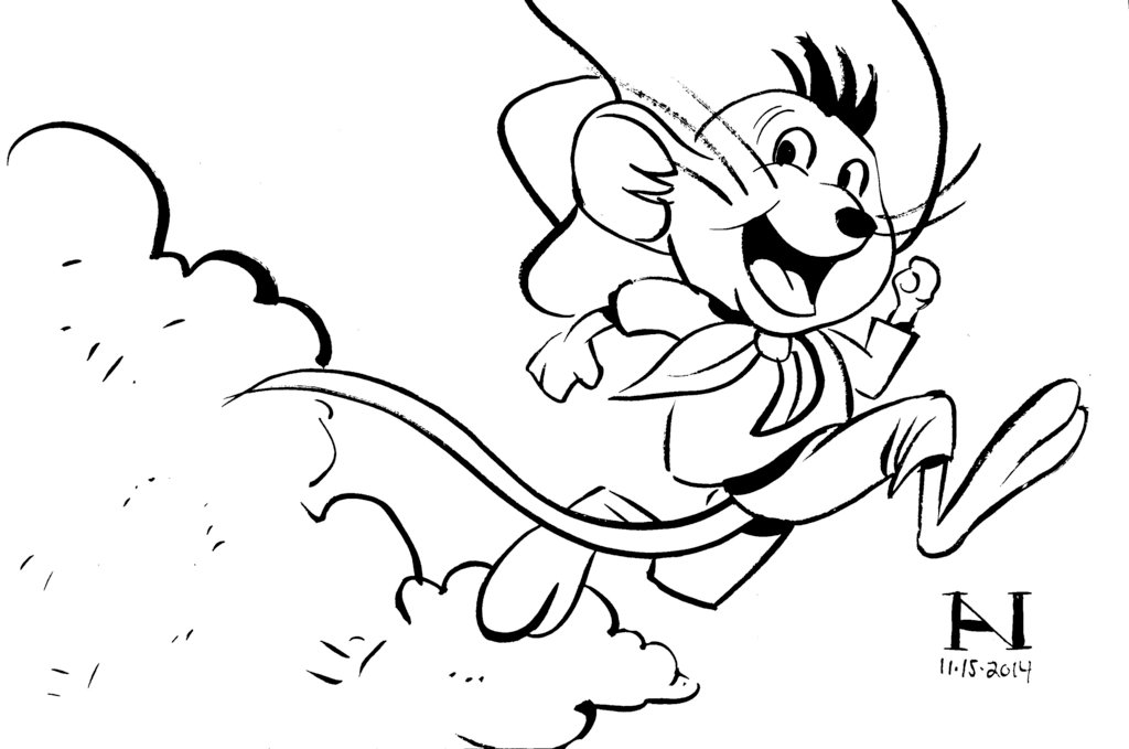 Página para colorir: Speedy Gonzales (desenhos animados) #30730 - Páginas para Colorir Imprimíveis Gratuitamente