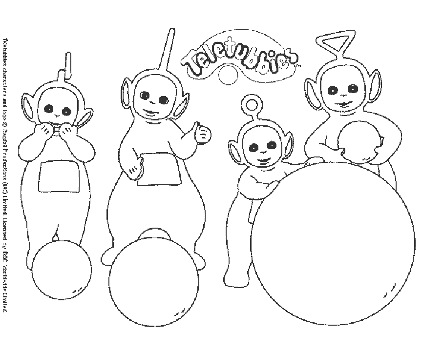 Página para colorir: Teletubbies (desenhos animados) #49665 - Páginas para Colorir Imprimíveis Gratuitamente