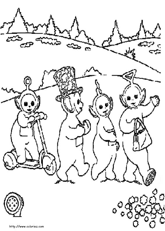 Página para colorir: Teletubbies (desenhos animados) #49671 - Páginas para Colorir Imprimíveis Gratuitamente