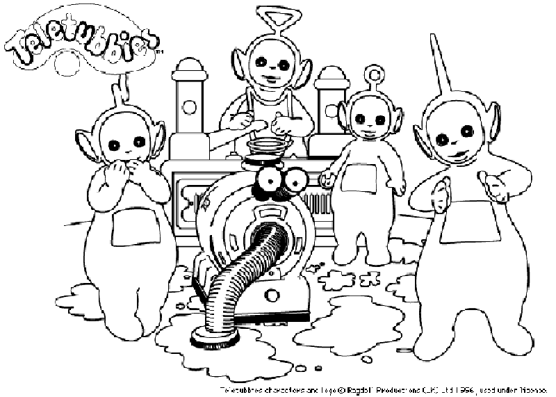 Página para colorir: Teletubbies (desenhos animados) #49700 - Páginas para Colorir Imprimíveis Gratuitamente