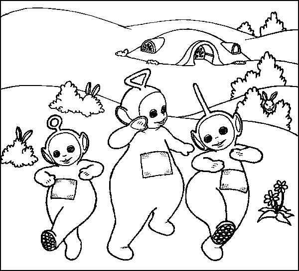 Página para colorir: Teletubbies (desenhos animados) #49720 - Páginas para Colorir Imprimíveis Gratuitamente