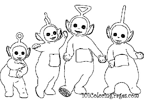 Página para colorir: Teletubbies (desenhos animados) #49729 - Páginas para Colorir Imprimíveis Gratuitamente