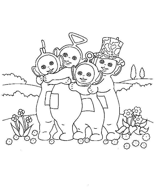 Página para colorir: Teletubbies (desenhos animados) #49733 - Páginas para Colorir Imprimíveis Gratuitamente