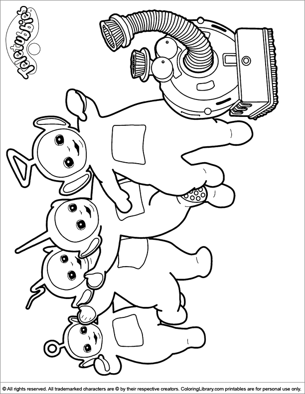 Página para colorir: Teletubbies (desenhos animados) #49738 - Páginas para Colorir Imprimíveis Gratuitamente