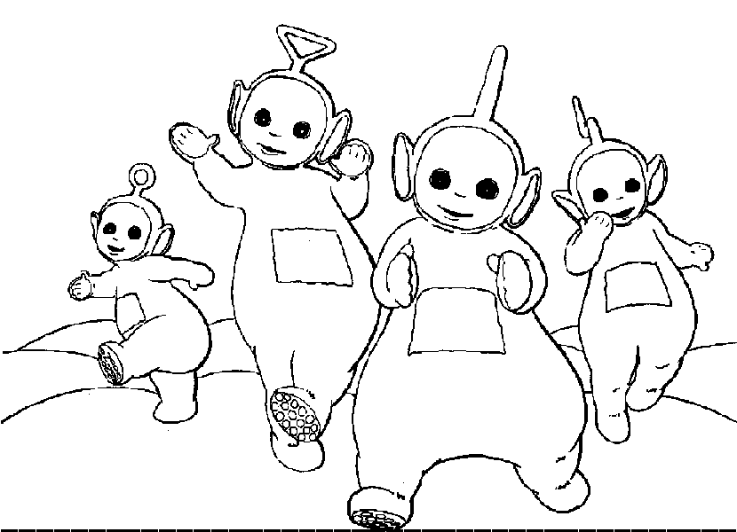 Página para colorir: Teletubbies (desenhos animados) #49739 - Páginas para Colorir Imprimíveis Gratuitamente