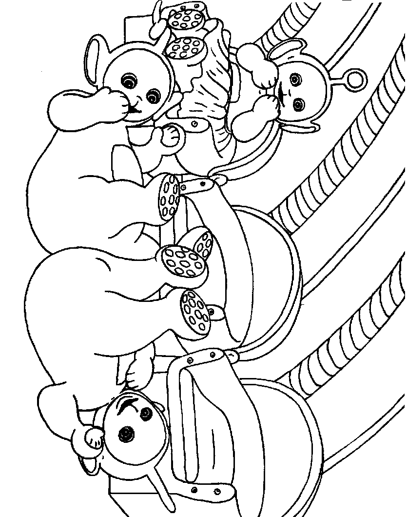 Página para colorir: Teletubbies (desenhos animados) #49742 - Páginas para Colorir Imprimíveis Gratuitamente