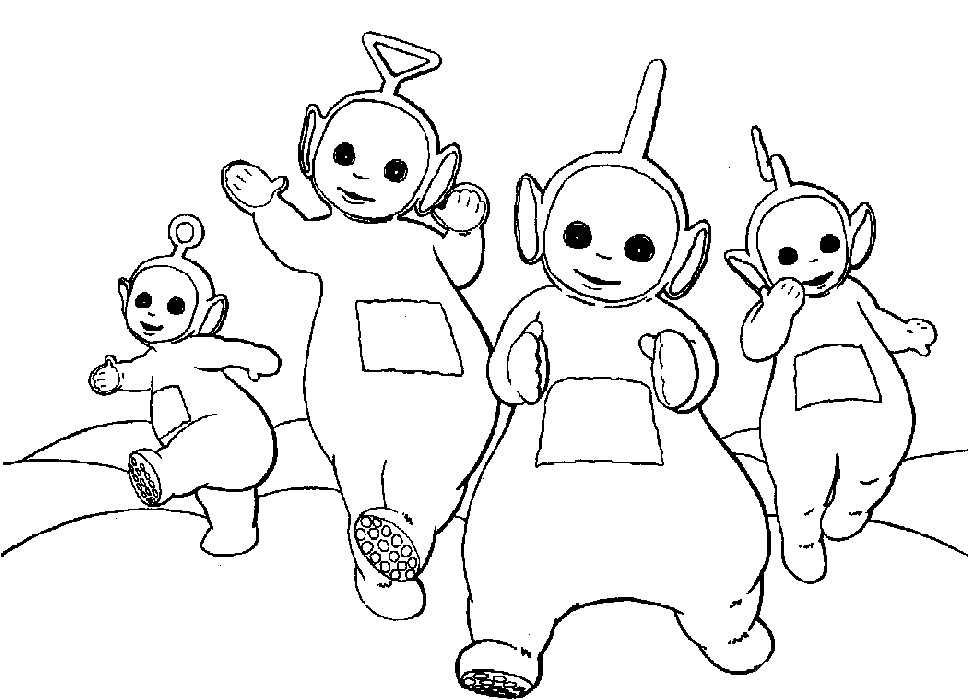 Página para colorir: Teletubbies (desenhos animados) #49765 - Páginas para Colorir Imprimíveis Gratuitamente