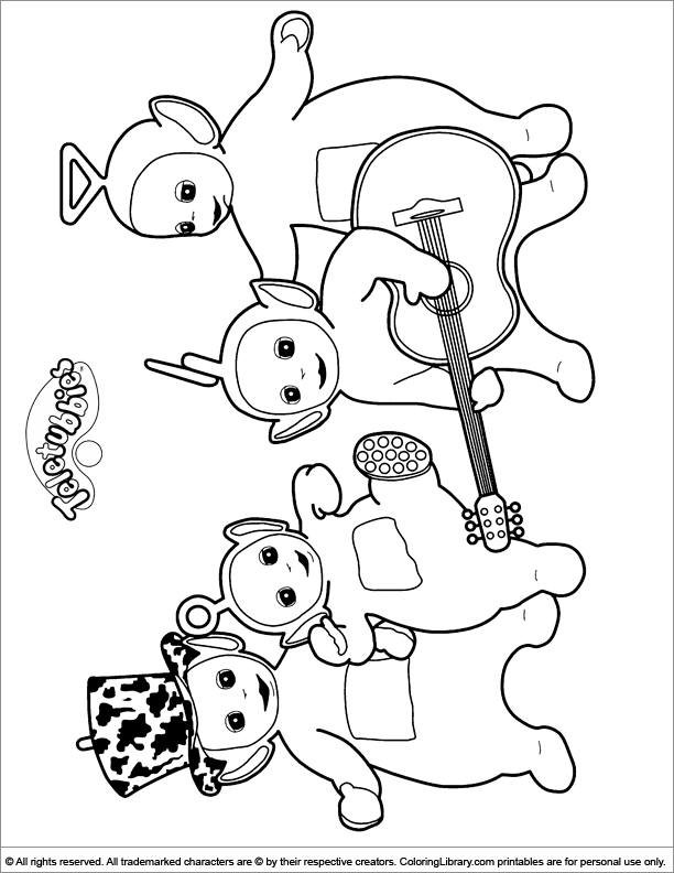 Página para colorir: Teletubbies (desenhos animados) #49779 - Páginas para Colorir Imprimíveis Gratuitamente