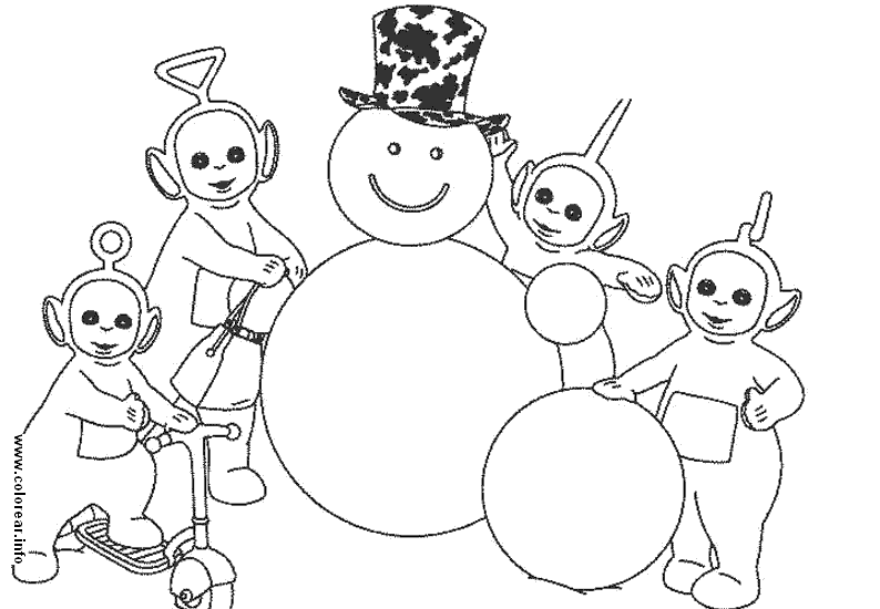 Página para colorir: Teletubbies (desenhos animados) #49783 - Páginas para Colorir Imprimíveis Gratuitamente