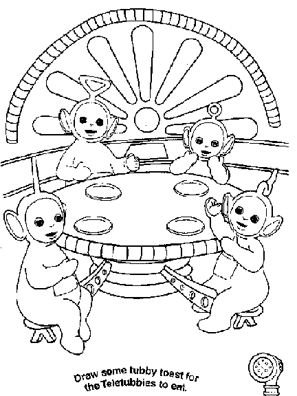 Página para colorir: Teletubbies (desenhos animados) #49844 - Páginas para Colorir Imprimíveis Gratuitamente