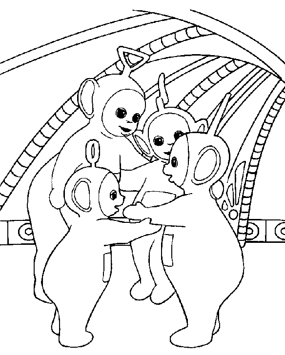 Página para colorir: Teletubbies (desenhos animados) #49846 - Páginas para Colorir Imprimíveis Gratuitamente